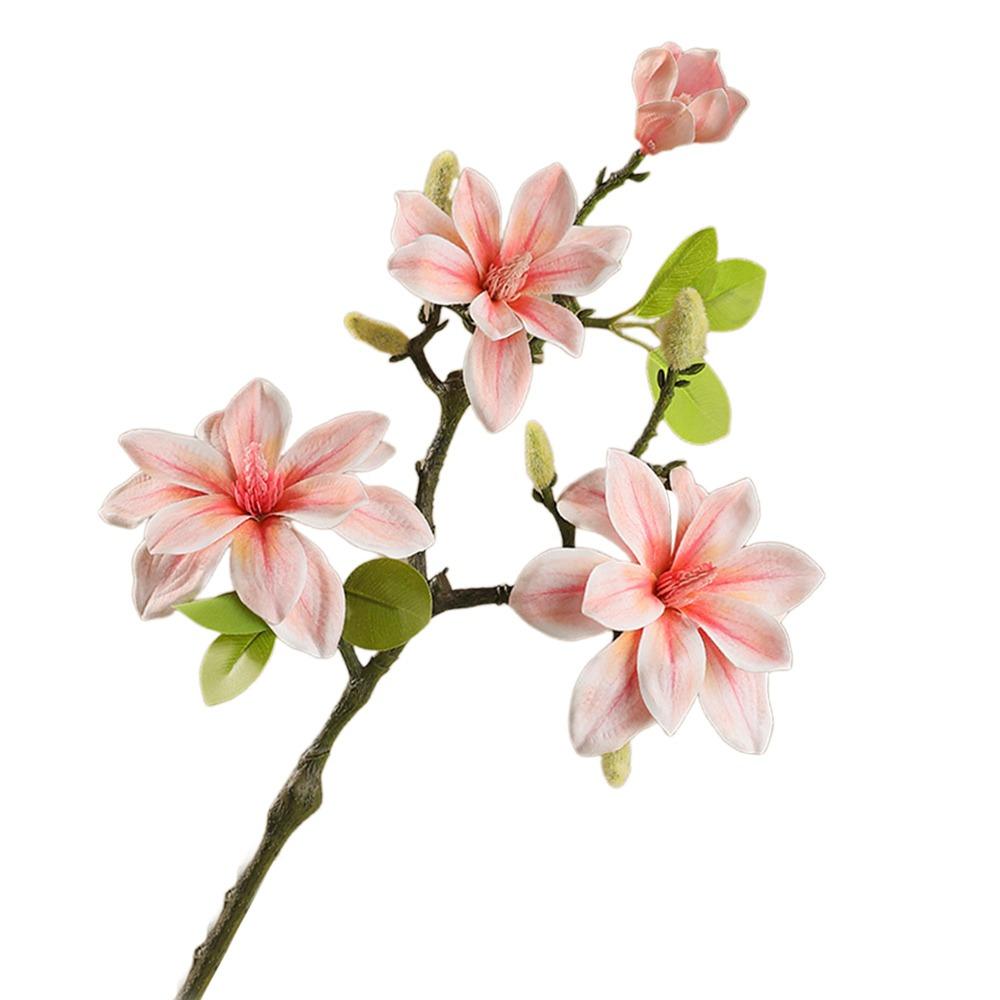 New Chinese Style Simulation Yulan Magnolia Real Hand Feel Fake Flower  Home Decoration