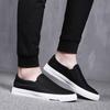 Тканевая обувь мужская на четыре сезона мужская обувь корейская версия парусиновая обувь повседневная обувь черная обувь на плоской подошве обувь на одном педале ленивая обувь