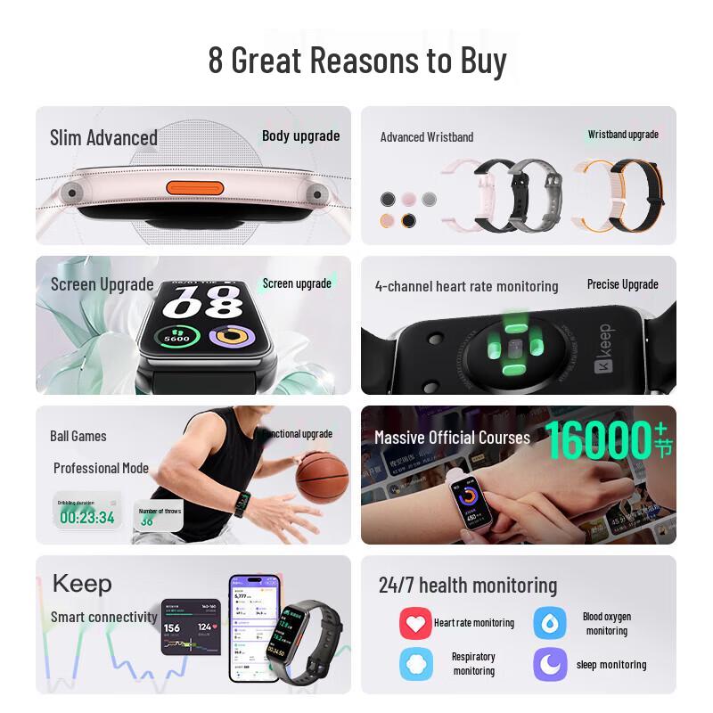 Keep B5 Smart Sport Tracker (CN version)