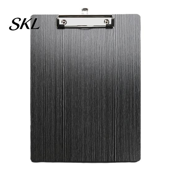 Stable Drawing Surface Wooden Clipboard with Metal Clip, A4 Letter Size Rounded Edge Board, Wood Grain Thicken Hardboard for Office, School Art Supply