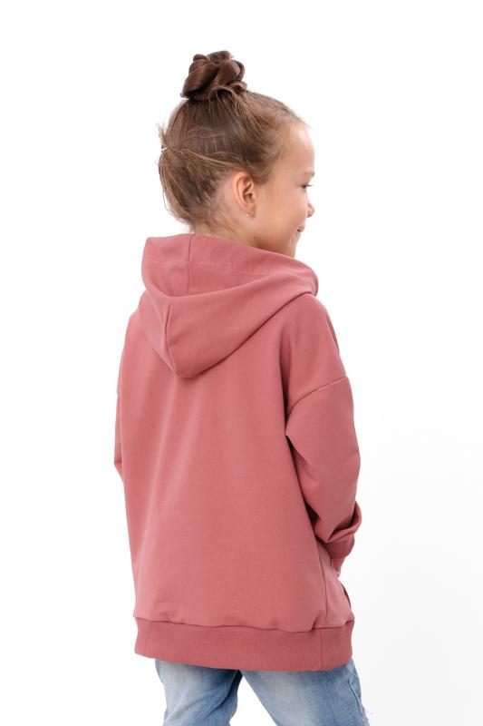 Hoodie (girls) – Solid Color, Soft Cotton Blend & Kangaroo Pocket, Any season 6394-057-5 HC