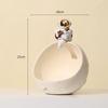 Creative Astronaut Entrance Closet Key Storage Tray Living Room Desktop Astronaut Home Decor