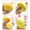 1/2Pcs Anxiety Relief Peach Squeeze Toy Realistic Peach Shaped Fidget Toy Anti-stress Decompression Simulation Fruit Sensory Slow Rising Stress