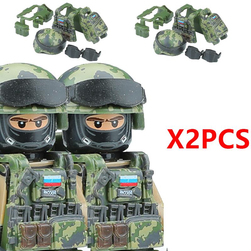 Военная Россия Спецназ SWAT Строительные блоки Немецкий KSK Полиция Города США Армия Штурмовик Фигурка Оружие Кирпичные Игрушки