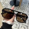 New Fashionable Classic Square Men'S Sunglasses Retro Neutral Large Frame Street High End Cycling Sunscreen Sunglasses