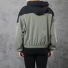 Adidas Спортивная куртка с капюшоном Colorblock, унисекс, черные, зеленые, FM9323