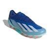 Adidas X Crazyfast.1 С круглым носком Слипоны HG (Резиновые короткие шипы) Нескользящие Прочные Футбольные Бутсы Мужские Футбольные Бутсы Бело-Синие IE4204