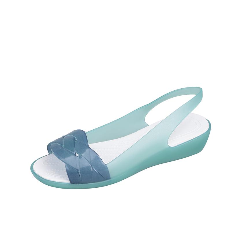 TUINANLE Women Wedge Sandals Summer Open Toe Jelly Shoes Anti-slip Casual Ladies Platform Shoes