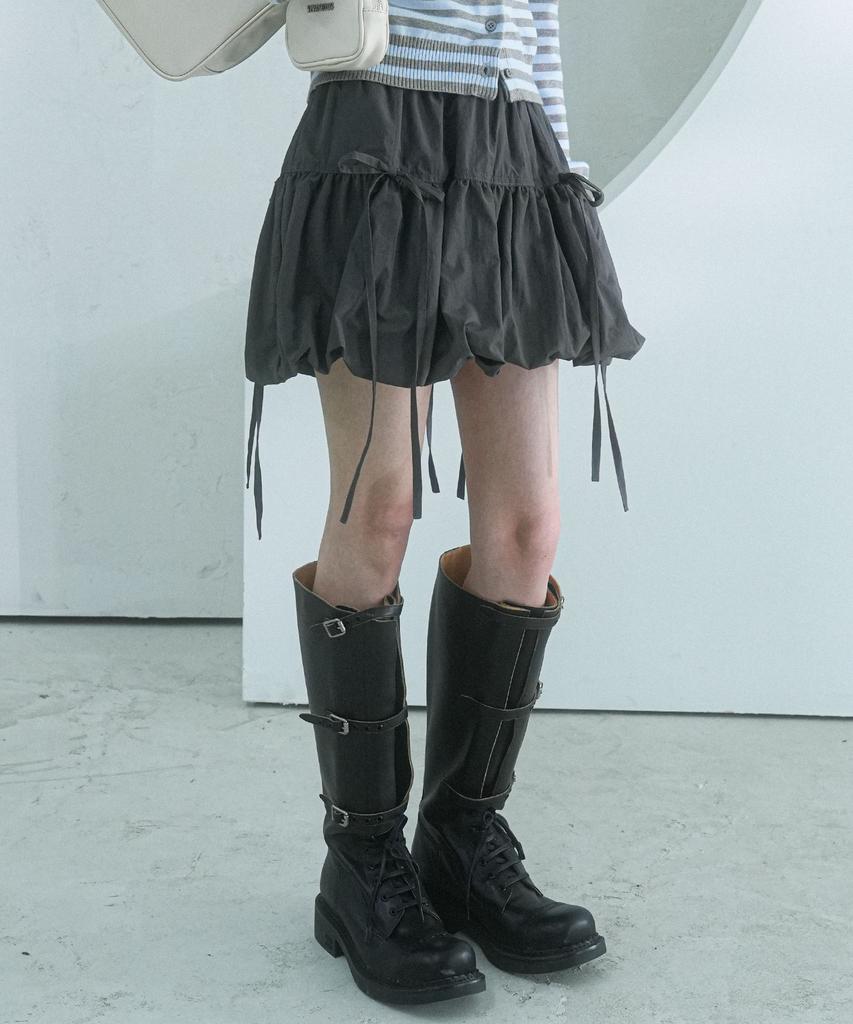Viva Sers Aria Balloon Ribbon Mini Skirt - 3Col