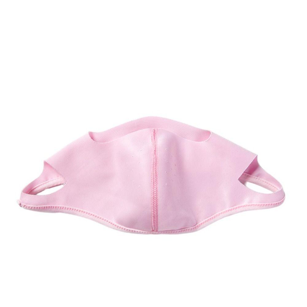 Чистый цвет Ice Silk солнцезащитная маска для лица на открытом воздухе защитная маска для лица для вождения маска Джини для вождения