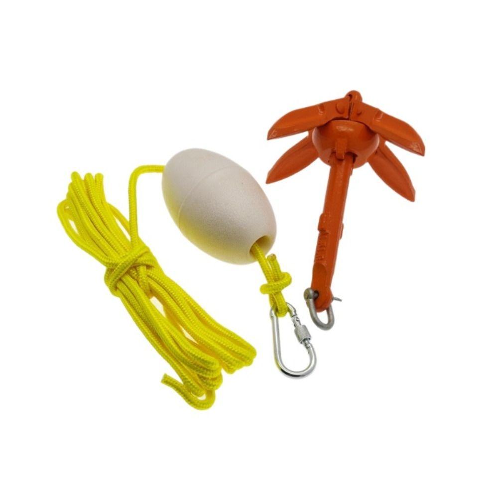Folding Design Marine Kayak Anchor Kit Portable Kayak Anchor Rope Kit SUP Paddle Board