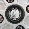 4 шт. 56 мм Наклейки на колпачки ступиц колес автомобиля Аксессуары для Mercedes Benz Brabus AMG Smart Maybach W205 W203 W206 W108 W124 W126