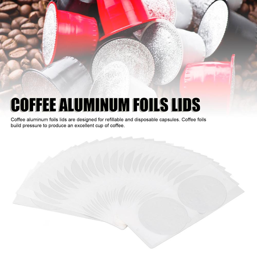 59mm / 2.3in Diameter Coffee Pods Aluminum Foils Lids For Most Coffee Capsules