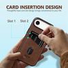 AZNS K1 Series For iPhone Air Case Calf Texture Anti-Drop PU+TPU Phone Cover