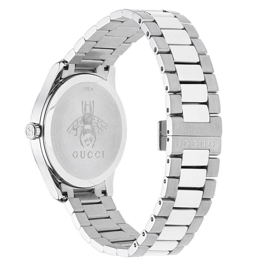 Gucci YA1264095 G-Timeless Серебряный циферблат Часы унисекс