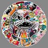 50 Skateboard Doodle Cartoon Sports Creative Guka DIY Skateboard Suitcase Stickers Waterproof
