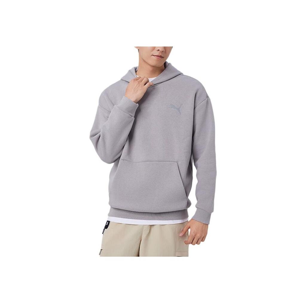 Puma Повышенная толстовка с капюшоном Мужские толстовки Серые 686854-14