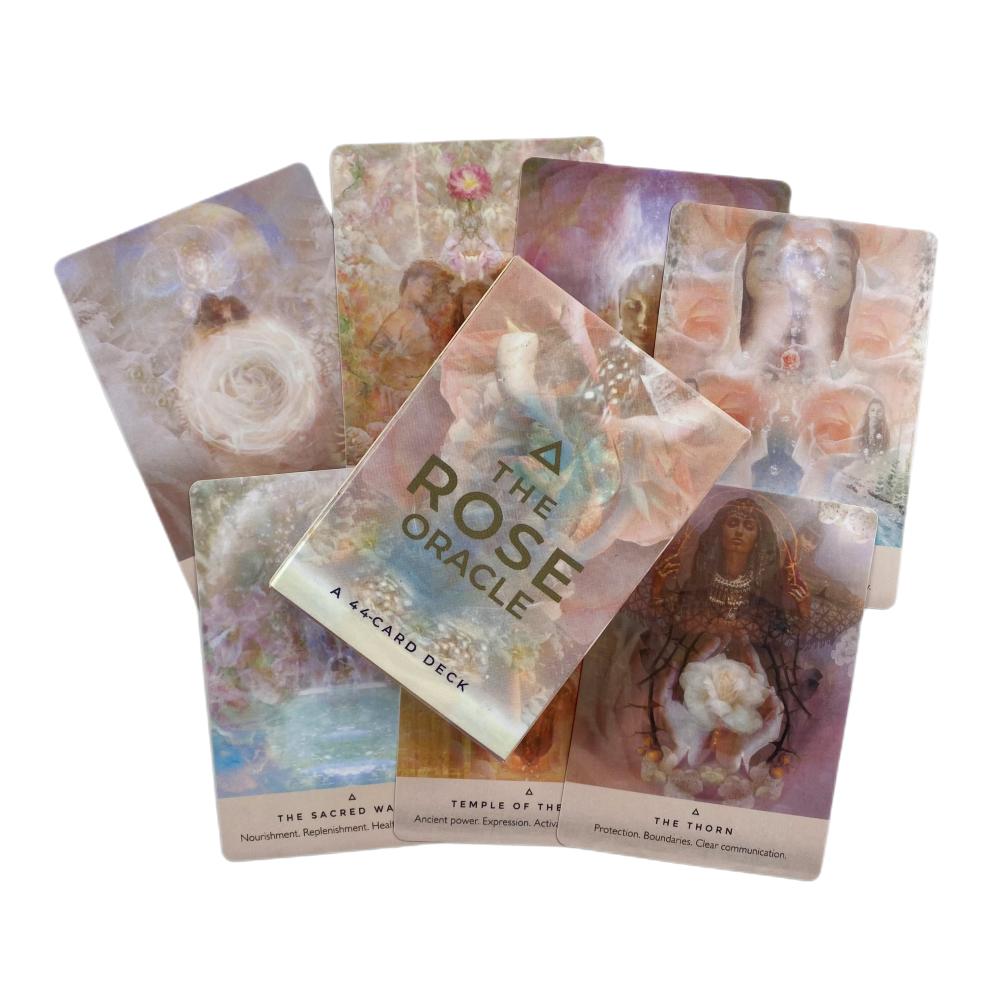 Розовый Свет Оракул Женщин Карты Гадания Колода Английское Видение Издание Таро Доска Игра Игра Для Вечеринки
