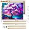 Frame Tree Diy Painting By Numbers Kits For Adults Beginner Landscape Picture With Numbers For Home Decors Gift 40x50cm
