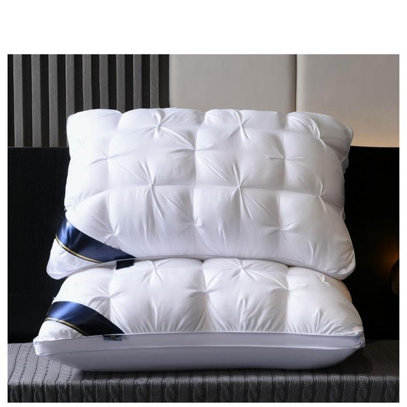 Hotel Quality Pillow, Deep Sleep Neck Support Non‑Collapsing High Core, 48×74cm All‑Season Bed Pillow 1PC