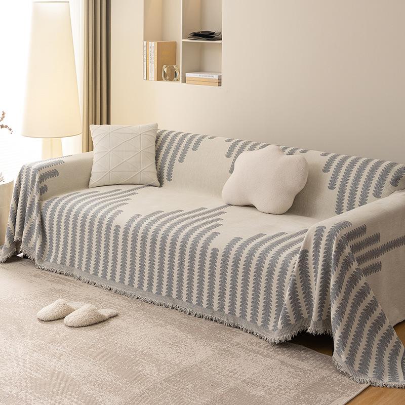 Простой чехол для дивана из синели в скандинавском стиле, полностью покрытый чехол для дивана на четыре сезона, универсальное полотенце для дивана, не царапающий чехол для дивана, подушка для дивана