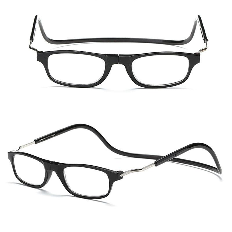 Горячая Распродажа Женские Мужские Очки Gafas Квадратные Регулируемые Оправы Очки Постоянные Пресбиопия Висячие Шеи Высокого Качества Очки Для Чтения Унисекс Бусины