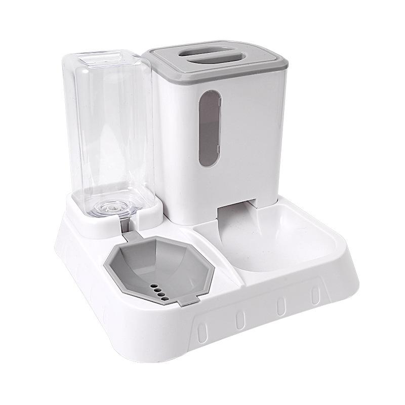 Automatic Pet Fountain & Feeder - Keeps Cats & Dogs Hydrated Without Wetting Mouth