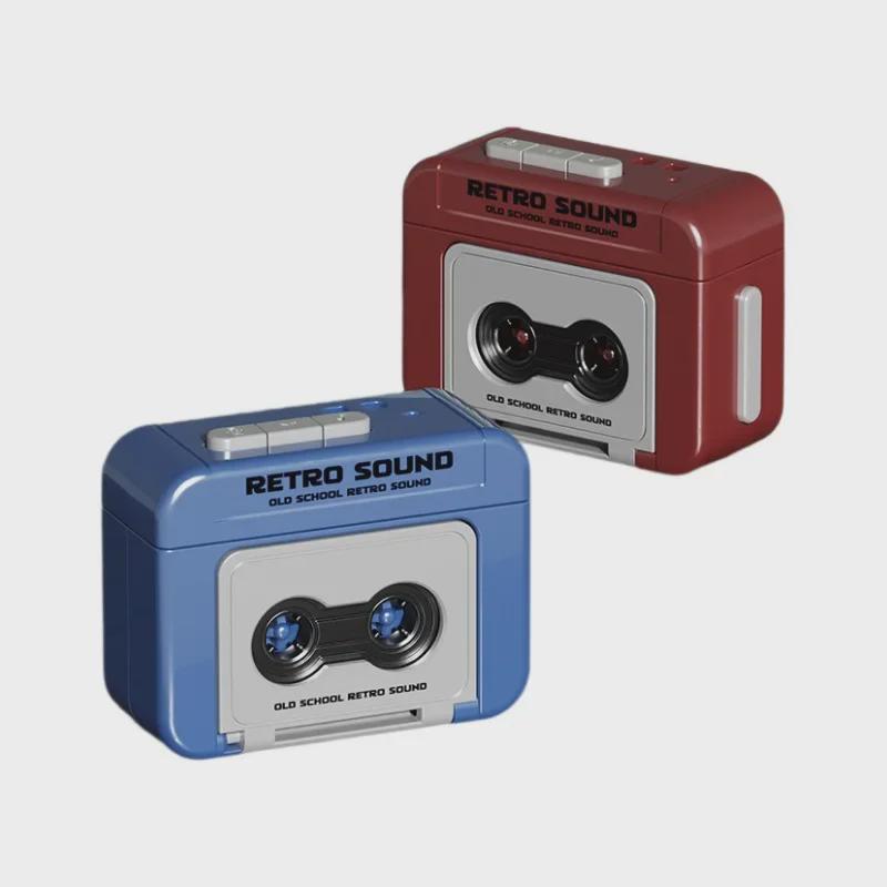 Брелок-ретро-диктофон в стиле TikTok: Мини-записываемая музыкальная шкатулка-подвеска для пар