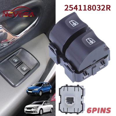 NEVOSA 254118032R Для Renault Dacia Duster Sandero 2017 2018 Электрический выключатель стеклоподъемника LHD Кнопка стекла 25411-8032R