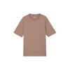 Wordmark Series Cotton Fashion Versatile Casual Short Sleeve T-Shirt Men Tops Dark-Brown HF3448-223
