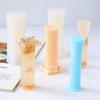 Handmade Soap Creative Diy Soap Silicone Mold Roman Column Shape Long Cylindrical Silicone Soap Making Supplies