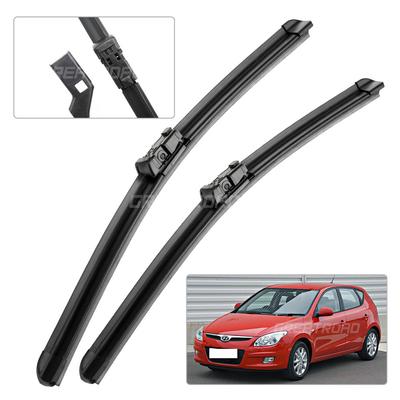 Для Hyundai I30 2007-2010 2008 2009 Дворники Передние щетки стеклоочистителя Лобовое стекло Окно Щетка 24"+18"