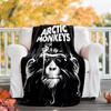 Arctic Monkey Band Flannel Blanket Soft All-Season Throw, Design for Camping, Car Travel, Hiking Sofa, Bed, Office Perfect Gift for Parties