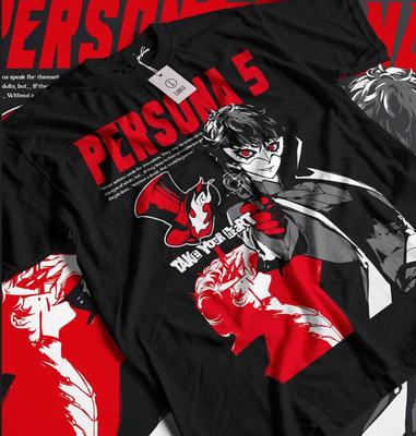 Футболка Persona 5 Royal X Requiem Cafe, унисекс.
