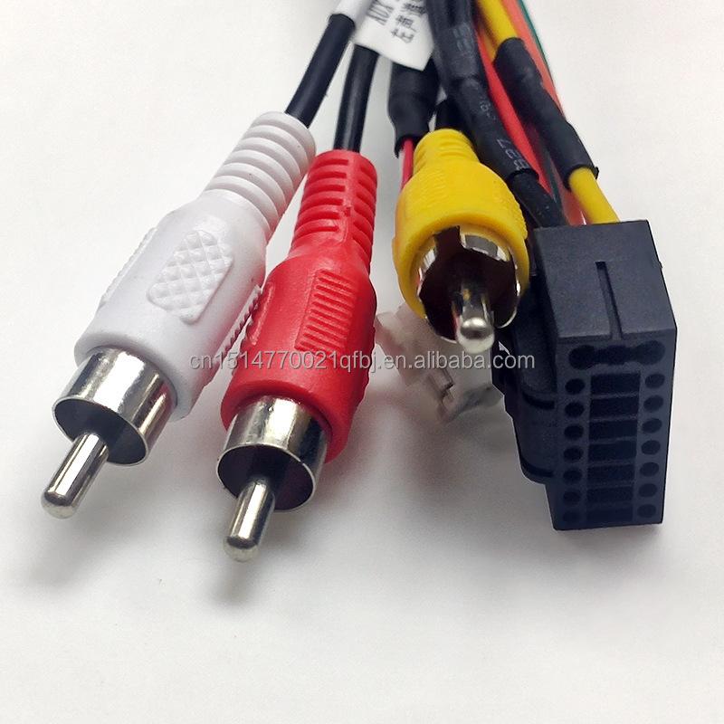 Car Radio Stereo Wiring Harness Cable Adapter Android 16pin for Hyundai IX35 IX45 Tucson Elantra for KIA KX3 KX5 KX7 Sportage Radio Accessories 4