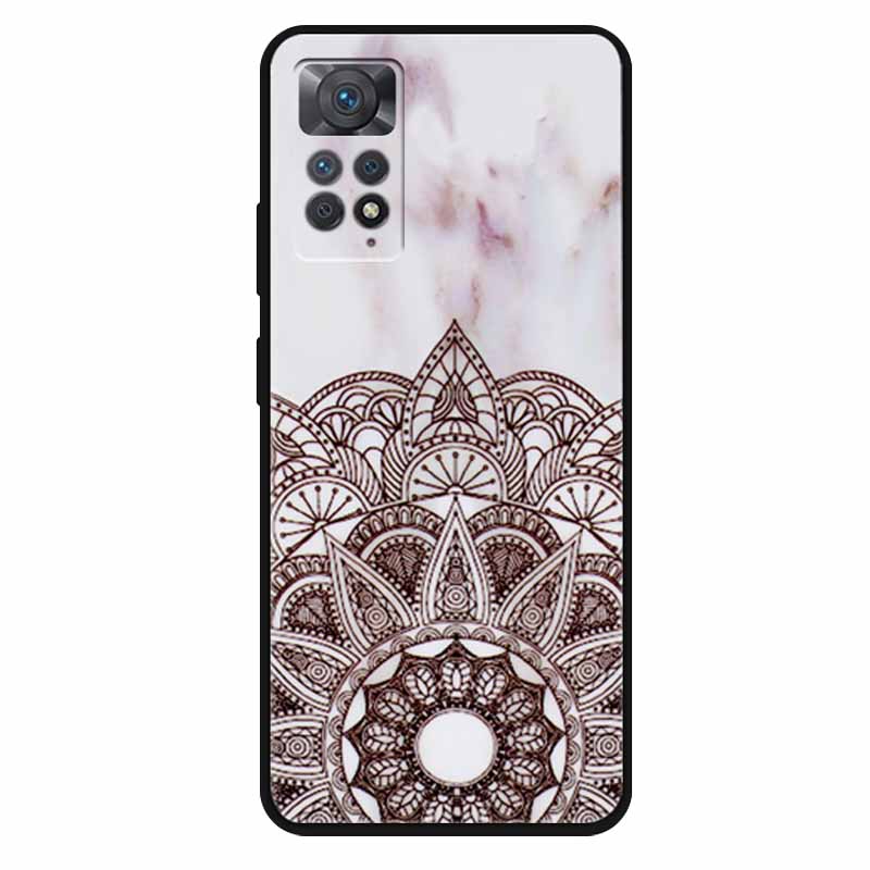 Чехол For Xiaomi Redmi Note 11 Pro 5G Чехол Крутой Космос Мягкий Силикон ТПУ Чехлы Для Xiaomi Redmi Note 11Pro 5G Волк Защитный Корпус