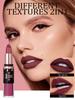 Двухкомпонентная матовая помада для губ с антипригарным покрытием Cup Velvet Mist Lip Glaze 2-в-1 водостойкий стойкий увлажняющий блеск для губ