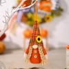 (Nikita) Orange Hat Dwarf Small Pendant Sunflower Hat With Lamp Pendant Holiday Decoration