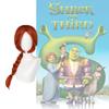 Shrek Fiona Cosplay Wig With High Temperature Silk For Costume Parties And Role Play