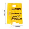Overstimulated Caution Sign Hair Claw Clip,Yellow Caution Hair Clip,Do Not Approach Sign Hair Claws Hair Clips,Funny Gag Gift Fo
