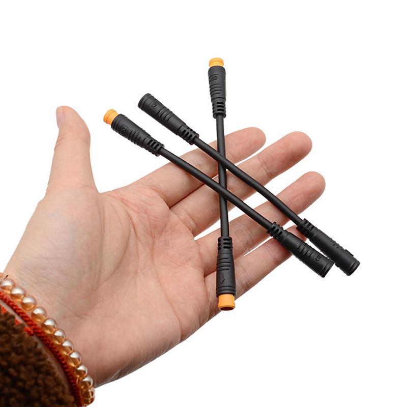 Electric Bike Butt Plug Male To Male/Female To Male Extension Wire For E-Bike Display 3Pin Sensor Thumb Throttle Cables