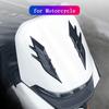 Pair of Car Modified Fender Side Skirt Spoiler Decals, Headlight Eyebrow Trim Stickers, Front Bumper Vent Body Wing Accents And Rear Light Grille Air