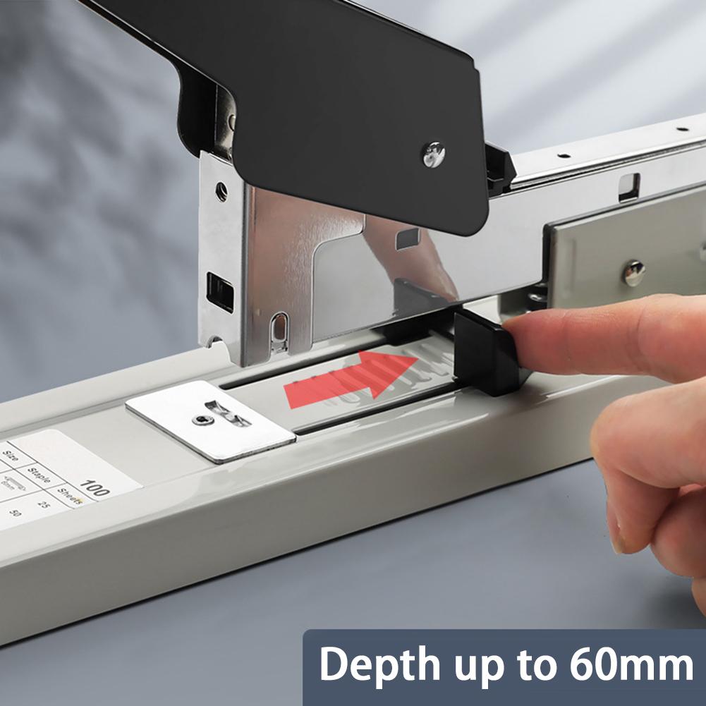 Ручной степлер на 100/200 листов, мощный степлер с экономией усилий, устройство для скрепления бумаг, портативный большой степлер для офиса, школы