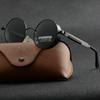 1PC Polarized Steampunk Men's Sunglasses New Design Round UV400 Sunglasses