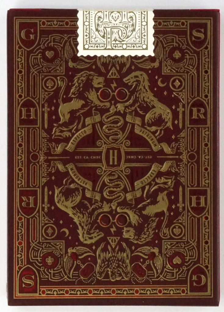BICYCLE HARY POTTER RED GRYFFINDOR 1 DECK playing cards