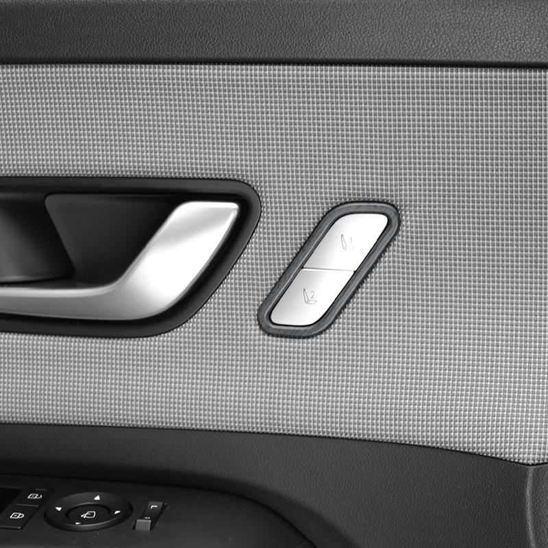 Cars Accessories Car Seat Adjust Button Cover For Hyundai KONA SX2 2024-2026 Car Decoration Styling Upgrade Modify A Car