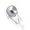 Silver Ring 'Pearl Beauty' Gray