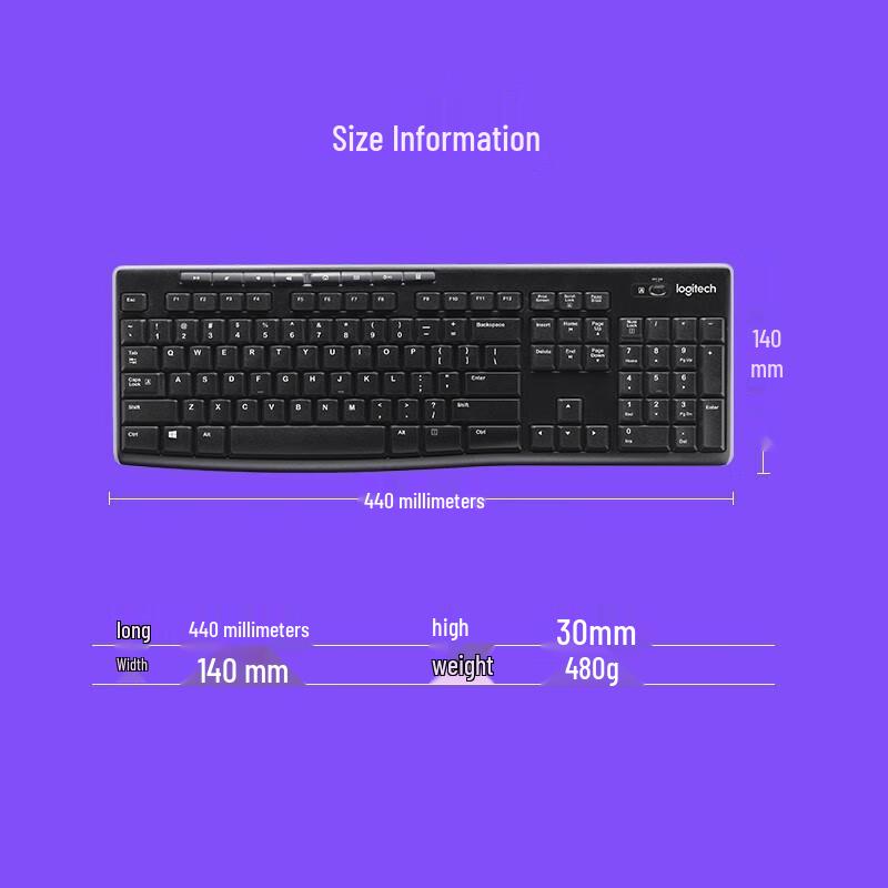 Logitech Беспроводная клавиатура K270