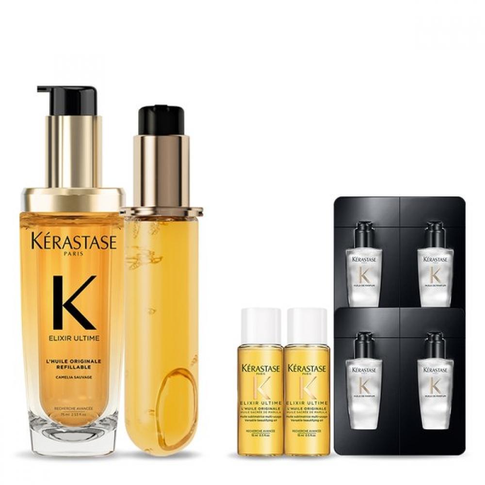 K Rastase Elixir Ultime Hair Oil Set 75ml + Refill 75ml