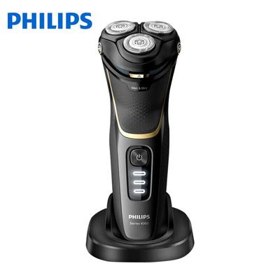 Бритва серии 4000 S4303 Бритва для сухой и влажной уборки с высокоточной системой лезвий Выдвижной триммер со стальными прецизионными лезвиями